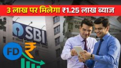 SBI FD Schemes : एसबीआई लाया धाकड़ FD स्कीम 3 लख रुपए के निवेश पर मिलेगा 125478 रुपए का ब्याज।